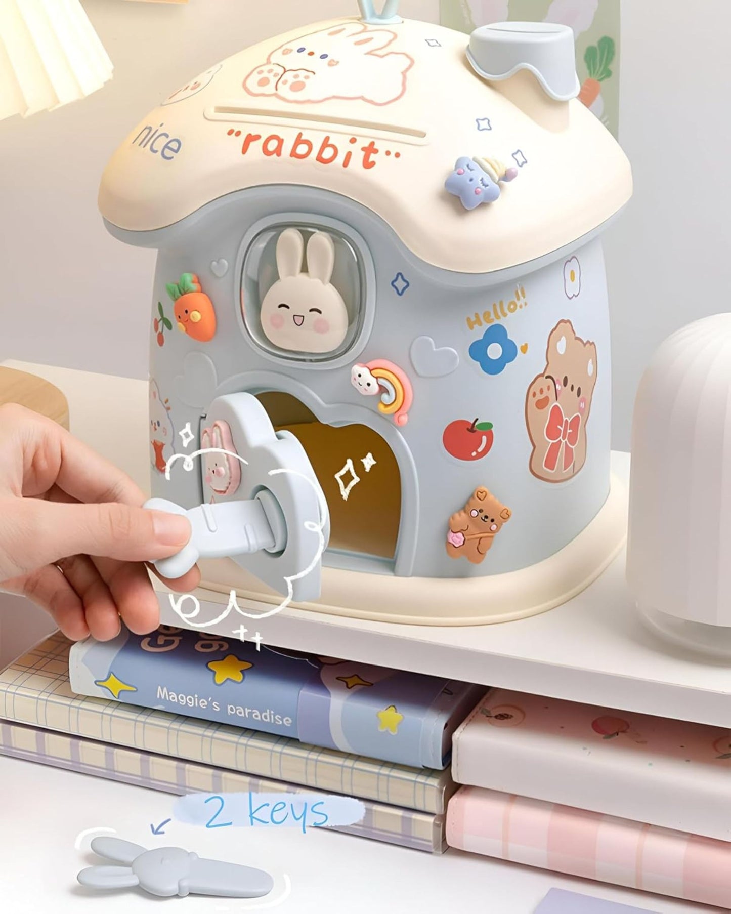 حصالة كبيرة شكل بيت - أرنوب