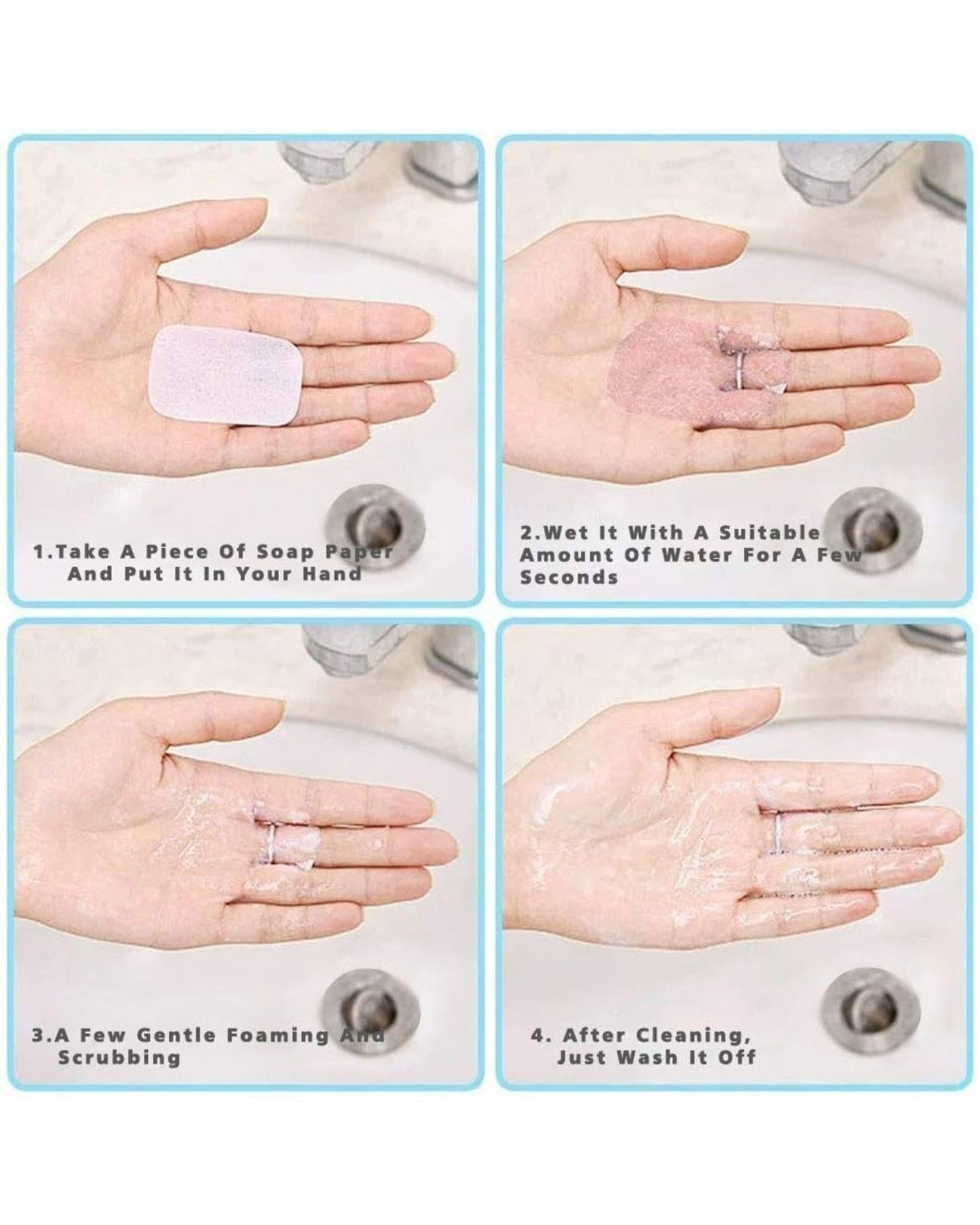 علبة شرائح صابون محمولة