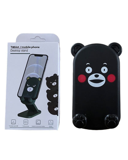 ستاند موبايل للمكتب - شكل دب أسود