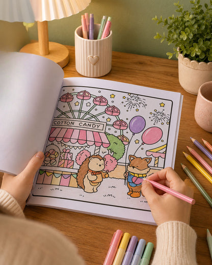 Cozy Date كتاب تلوين