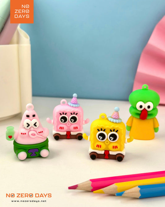 براية ثلاثية الأبعاد - أشكال سبونج بوب