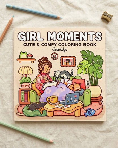 Girl Moments كتاب تلوين