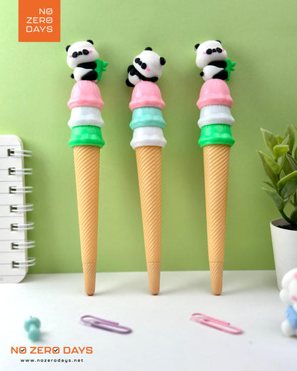 قلم حبر جل شكل آيس كريم - باندا