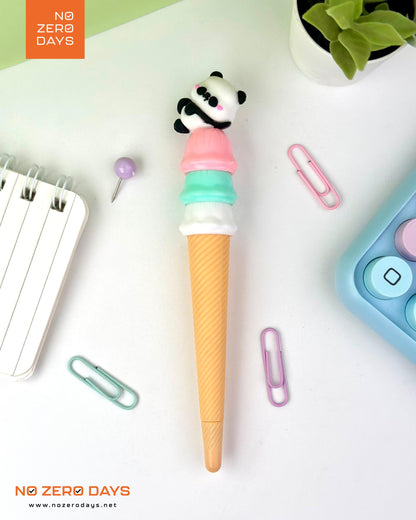 قلم حبر جل شكل آيس كريم - باندا