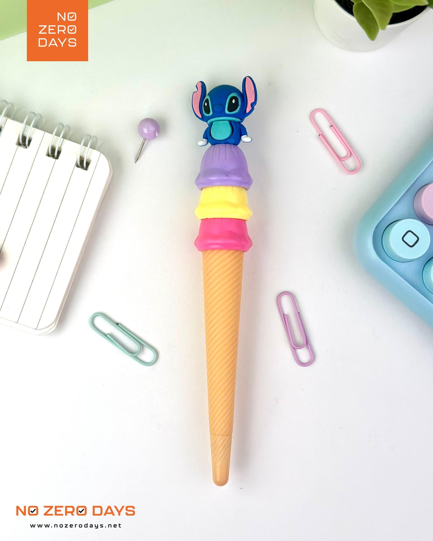 قلم حبر جيل شكل آيس كريم - ستيتش