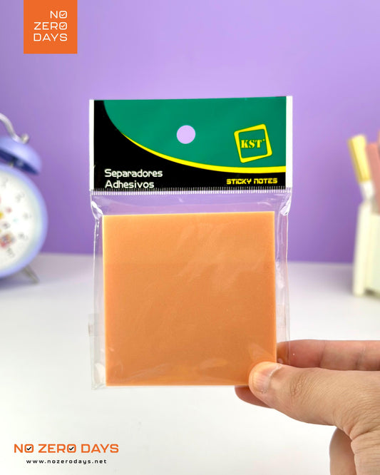 ستيكي نوت لامع - برتقالي