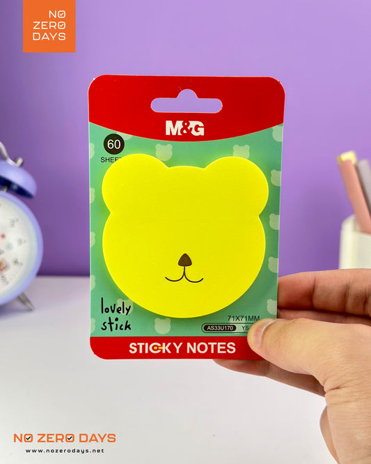 ستيكي نوت شكل دب M&G