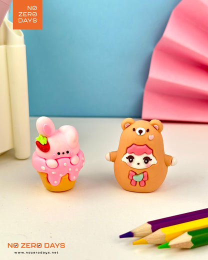 براية ثلاثية الأبعاد - أشكال كرتونية