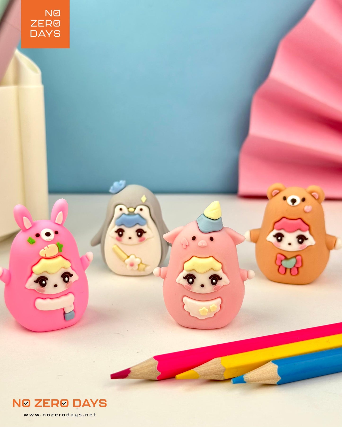 براية ثلاثية الأبعاد - أشكال كرتونية