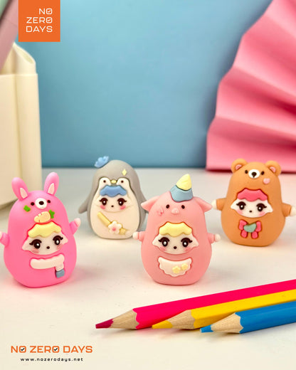 براية ثلاثية الأبعاد - أشكال كرتونية