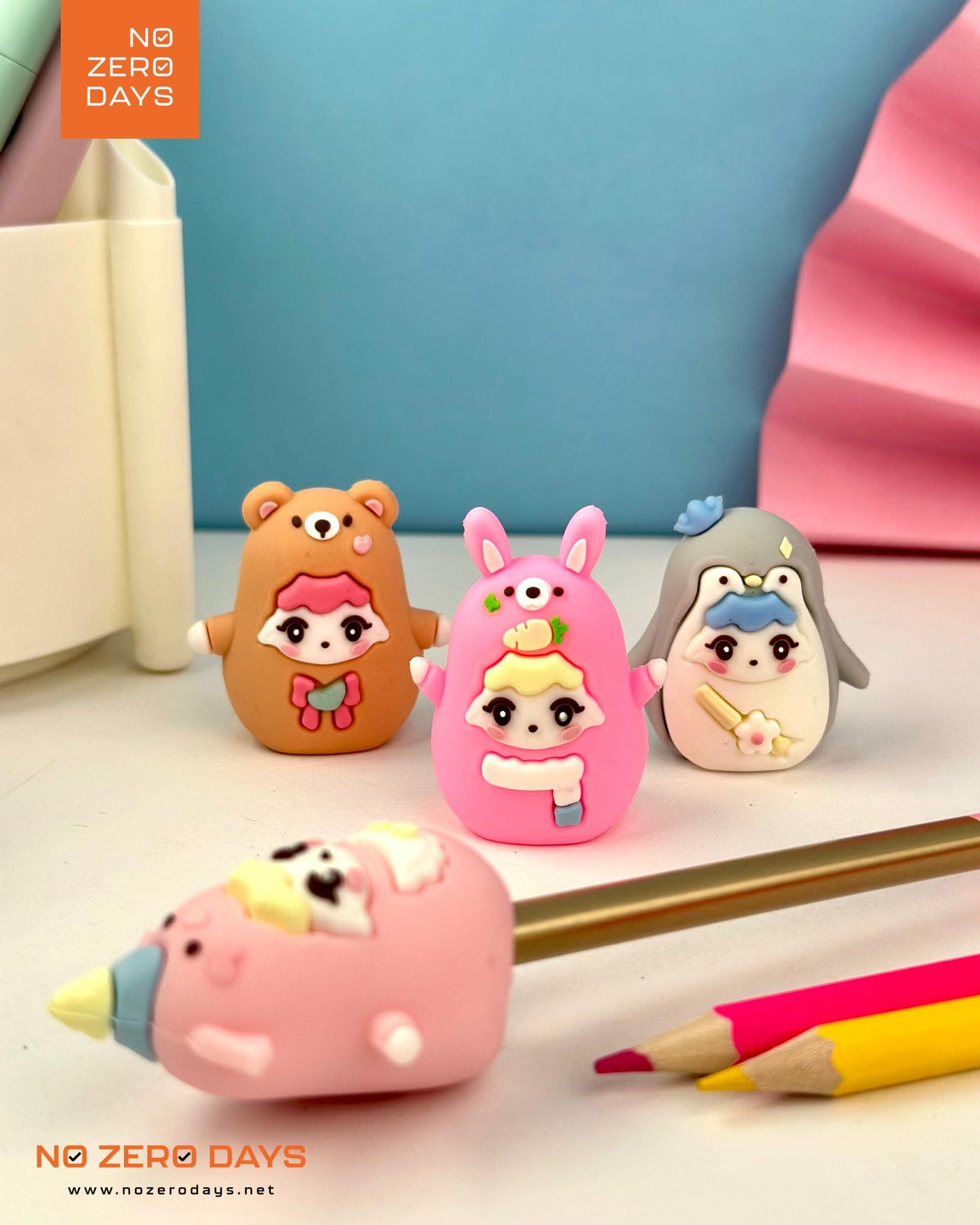 براية ثلاثية الأبعاد - أشكال كرتونية