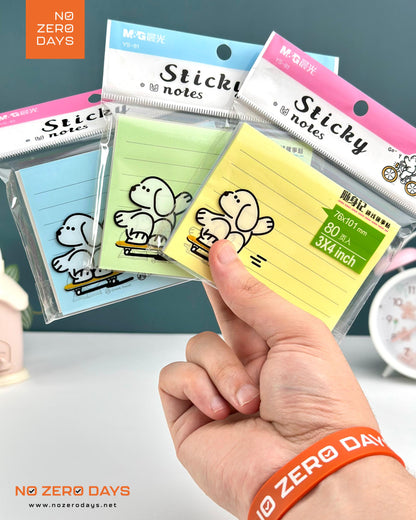 ستيكي نوت مسطر متعدد الألوان M&G