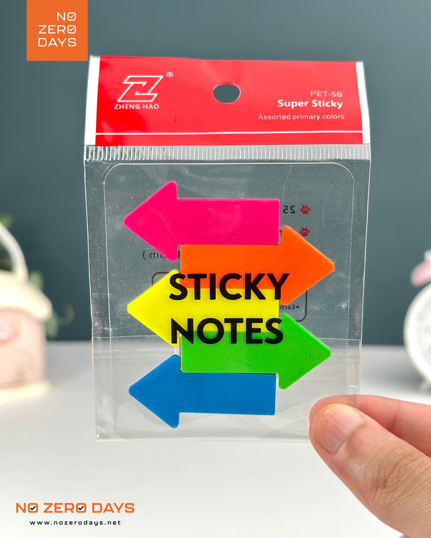 ستيكي نوت فواصل أسهم (٥ ألوان)