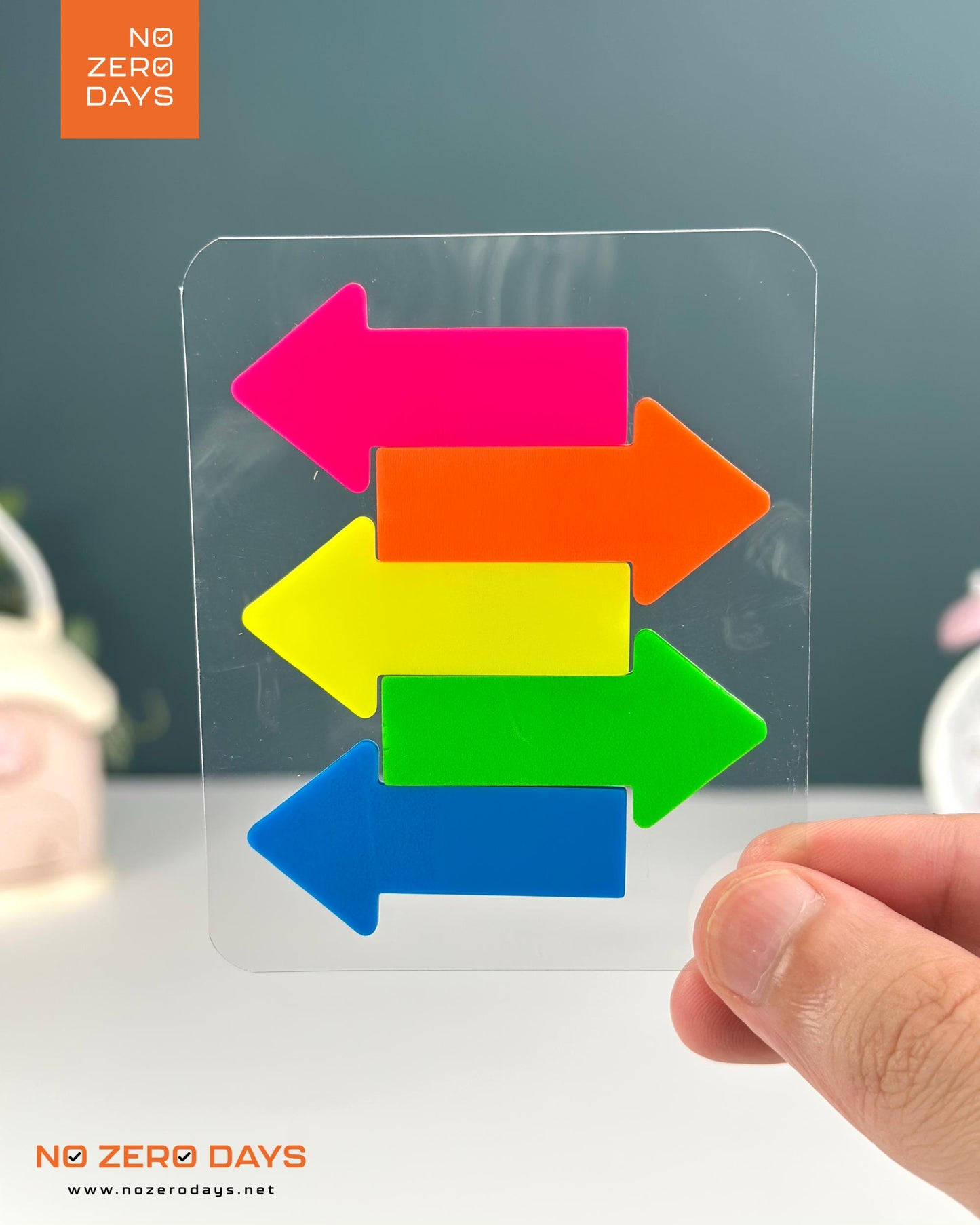 ستيكي نوت فواصل أسهم (٥ ألوان)