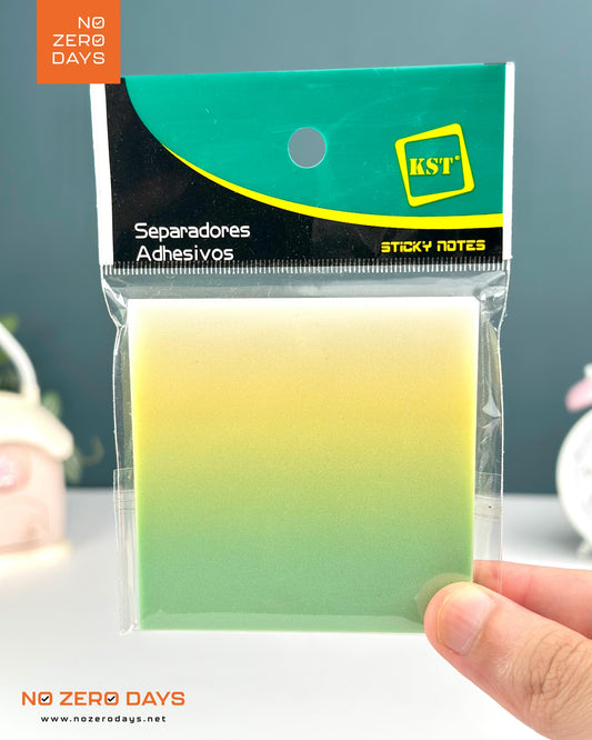 ستيكي نوت شفاف لامع