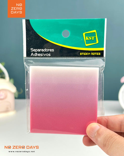 ستيكي نوت لامع - أحمر