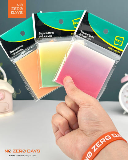 ستيكي نوت لامع - أحمر