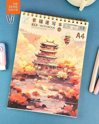 سكيتش رسم سلك مقاس A4