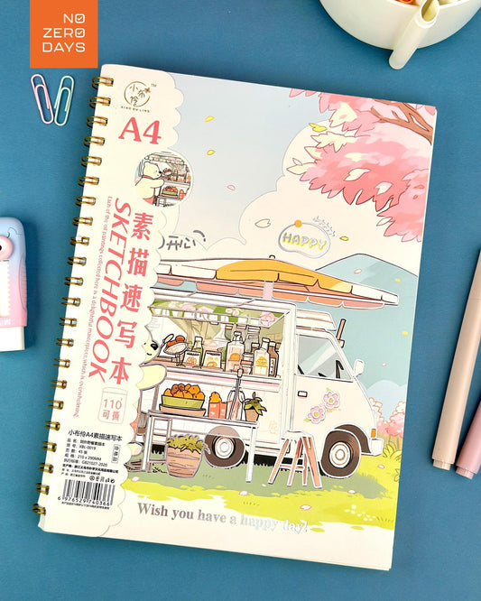 سكيتش رسم سلك مقاس A4