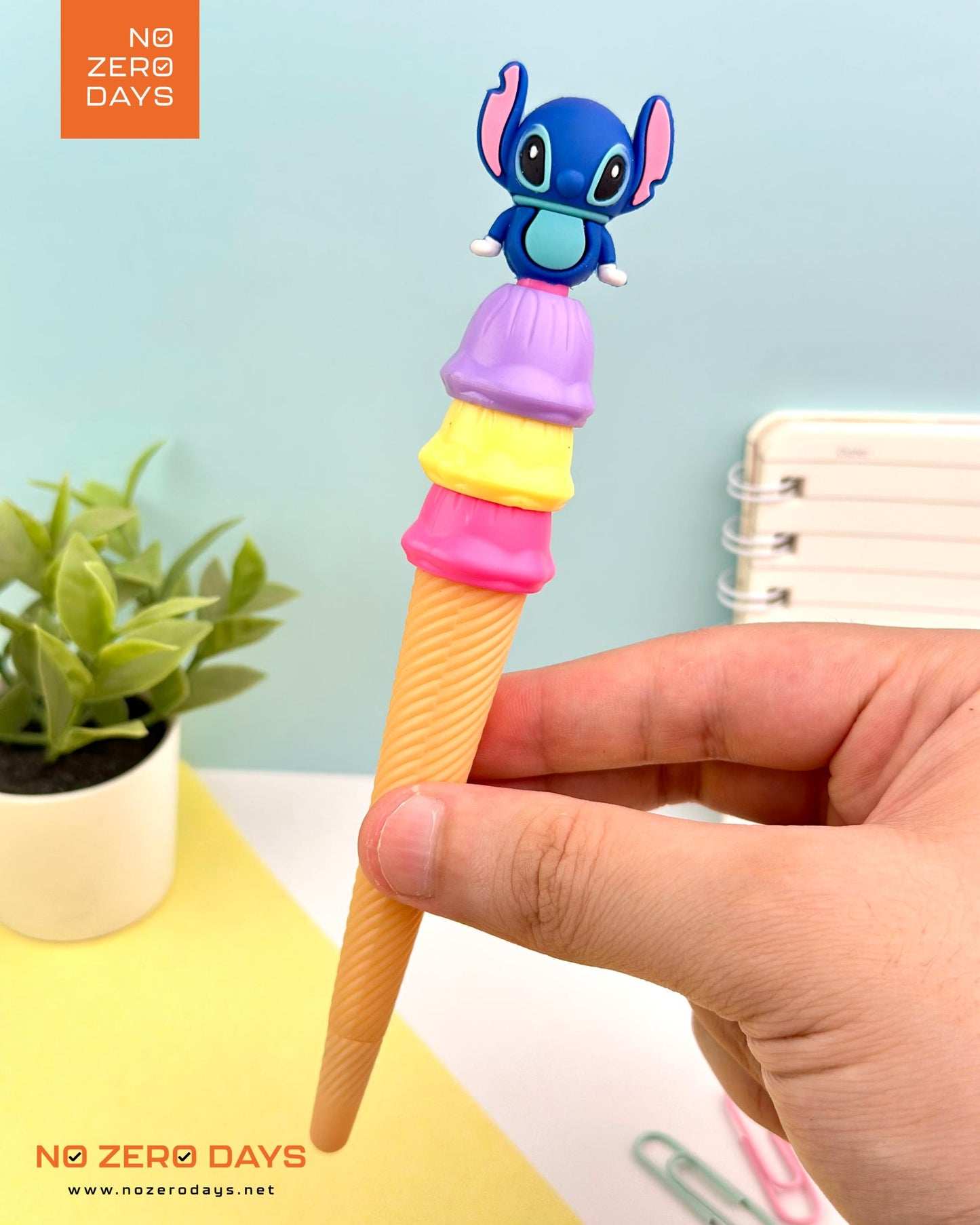 قلم حبر جيل شكل آيس كريم - ستيتش