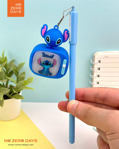 قلم ستيتش مع تلفزيون مضئ