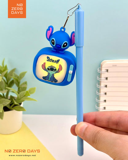 قلم ستيتش مع تلفزيون مضئ