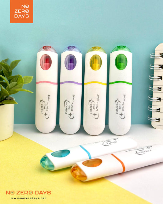 أقلام هايلايتر فضاء ألوان باستل