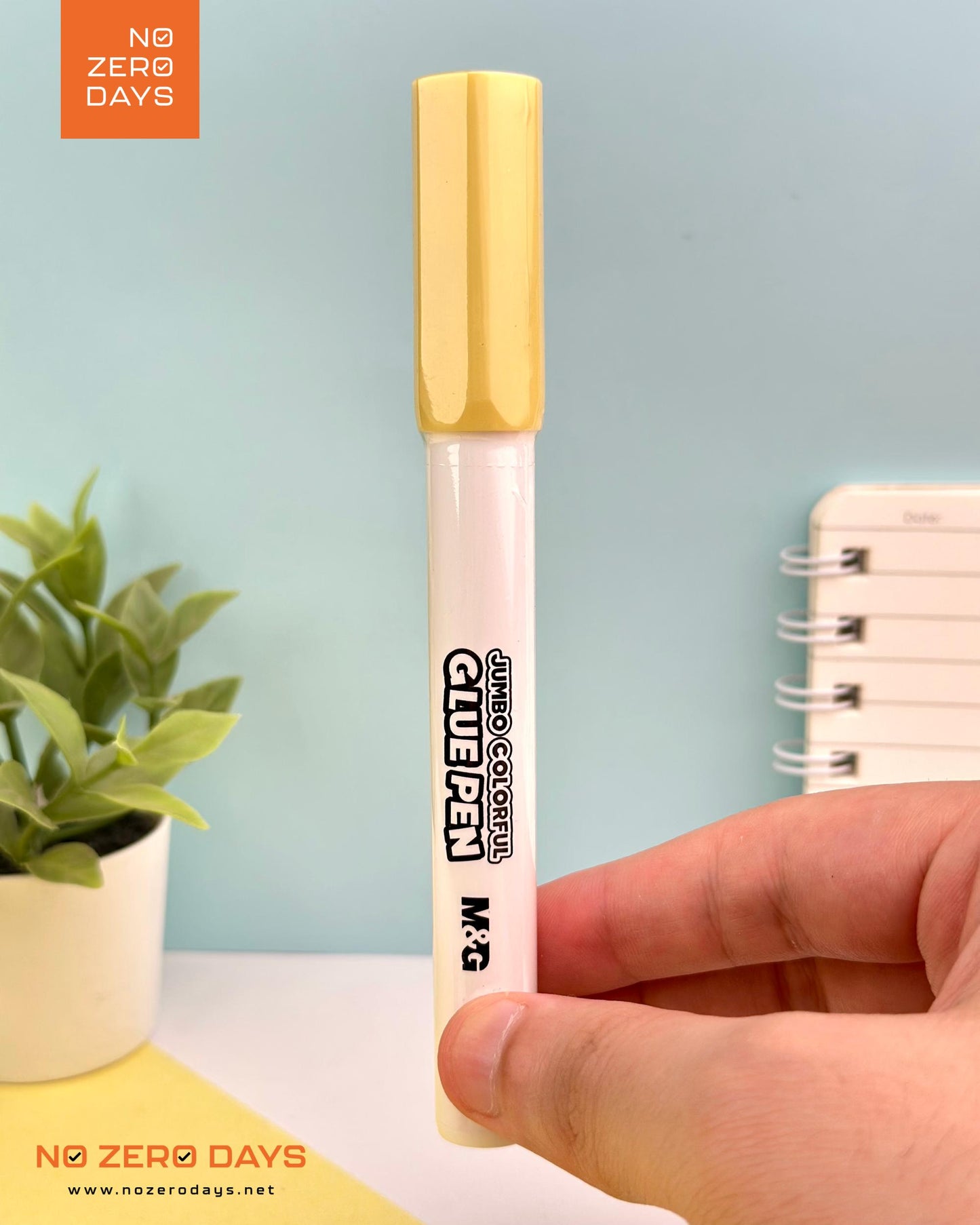 قلم صمغ جامبو M&G -أصفر