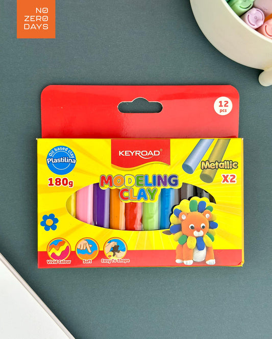 صلصال كى رود علبة 12 لون