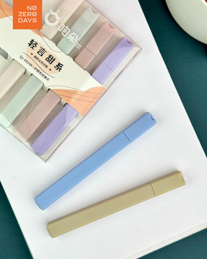 طقم أقلام هايلايتر 6 ألوان