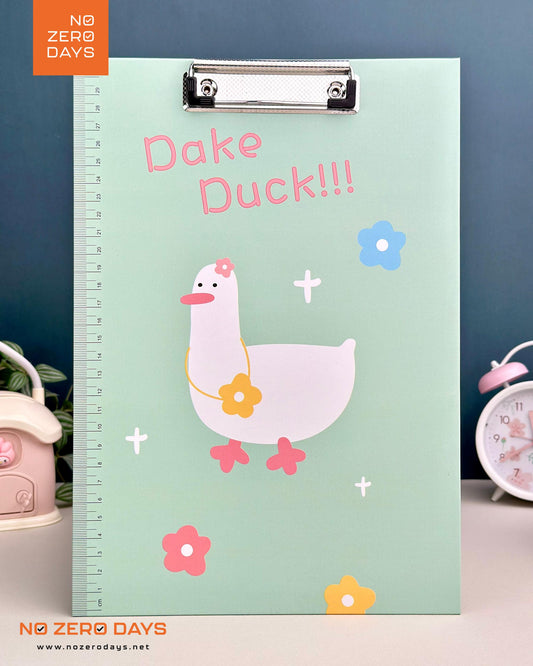 لوح كتابة ديزني A4 بمسطرة جانبية - أخضر