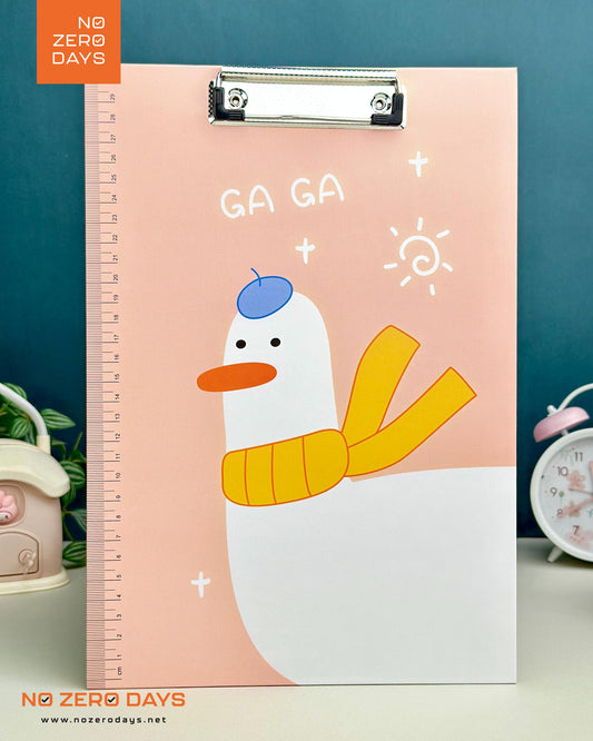 لوح كتابة ديزني A4 بمسطرة جانبية - بينك