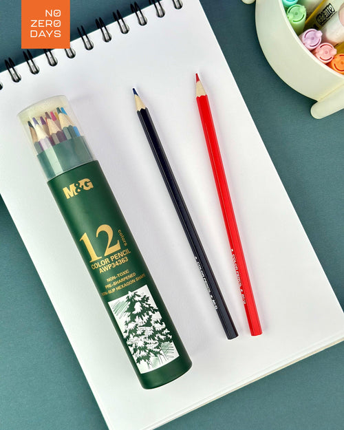 علبة ألوان خشب 12 لون M&G