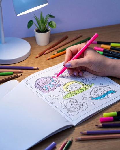 Tiny Cats كتاب تلوين