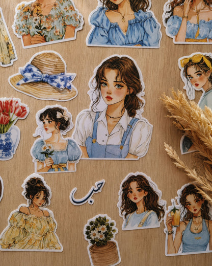 مجموعة ستيكرز - ناعومي (40 قطعة)