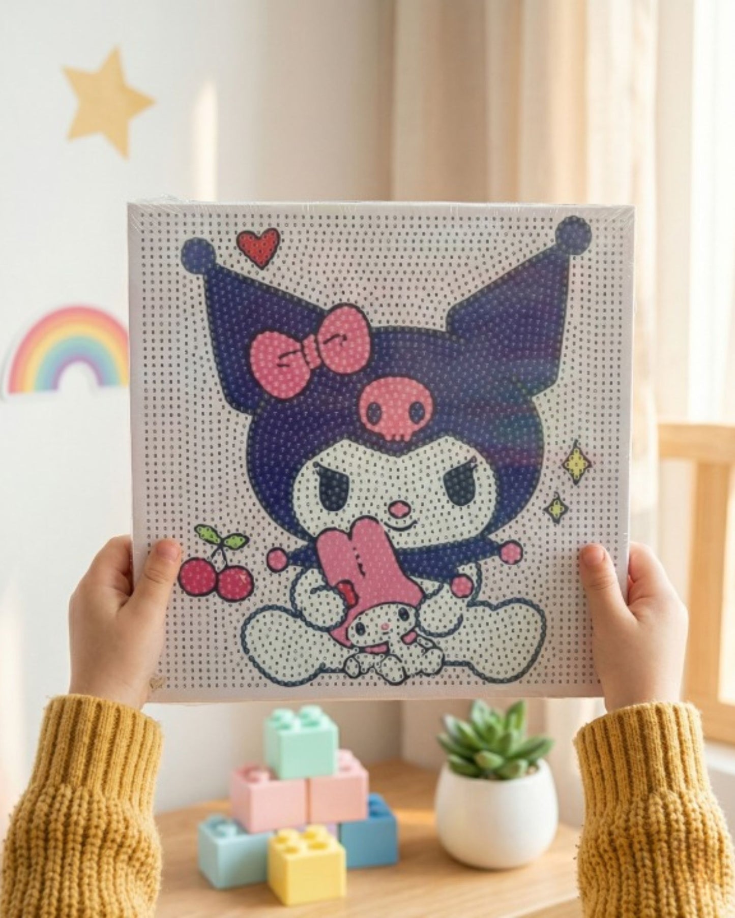 لوحة رسم بالفصوص الماسية - كرومي