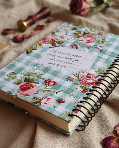 نوت بوك سلك (Floral Days) + ستيكرز