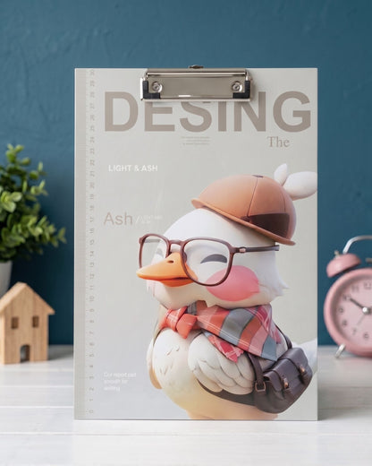 لوح كتابة Duck A4 بمسطرة جانبية – بيج