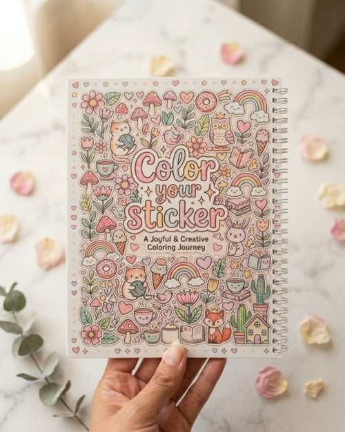 Sticker Coloring Book (اصنع استيكراتك بنفسك)