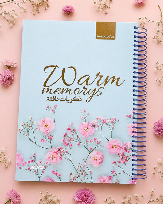 كشكول سلك هارد كفر 200 ورقة - وسط