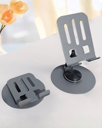 ستاند موبايل للمكتب معدني - دوران 360 درجة