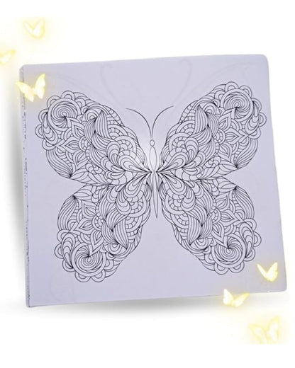 كتاب تلوين مانديلا- Butterfly