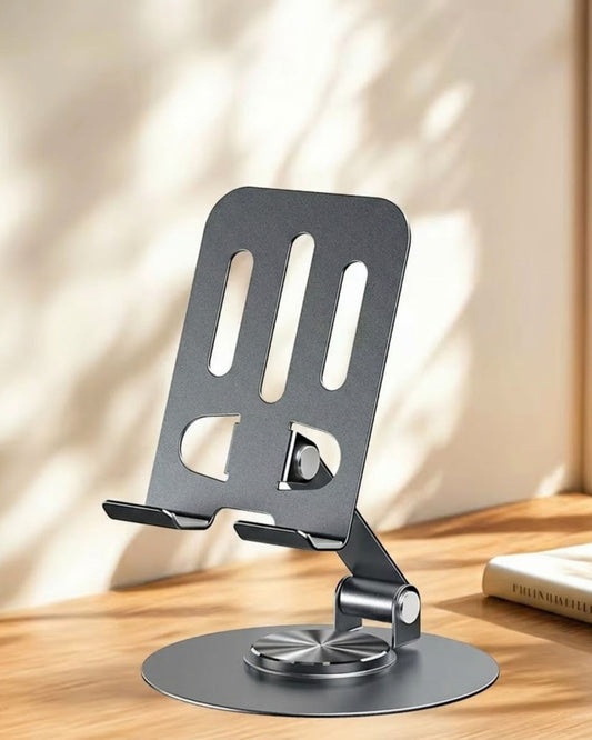 ستاند موبايل للمكتب معدني - دوران 360 درجة