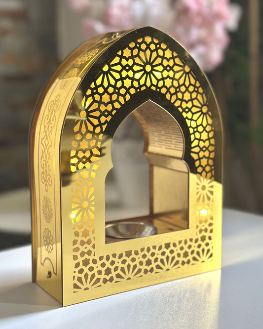 مبخرة وستاند أكريليك مضيء