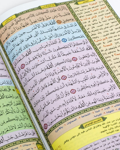 مصحف الحافظ المتقن - مع أسباب النزول وشرح المفردات