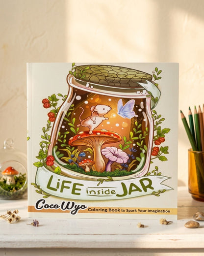 Life Inside Jar كتاب تلوين