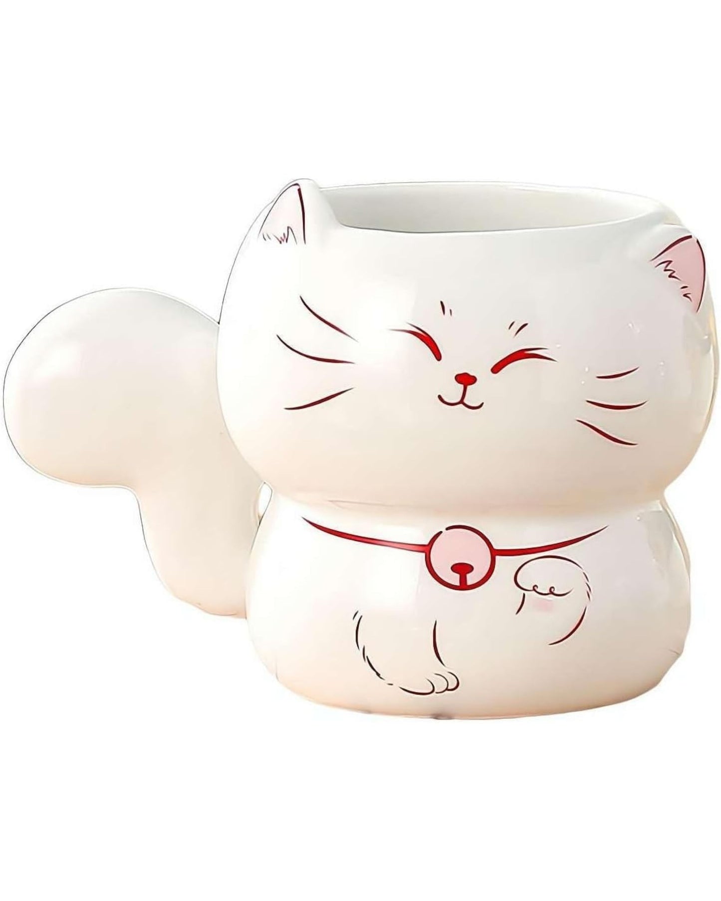 مج سيراميك شكل قطة