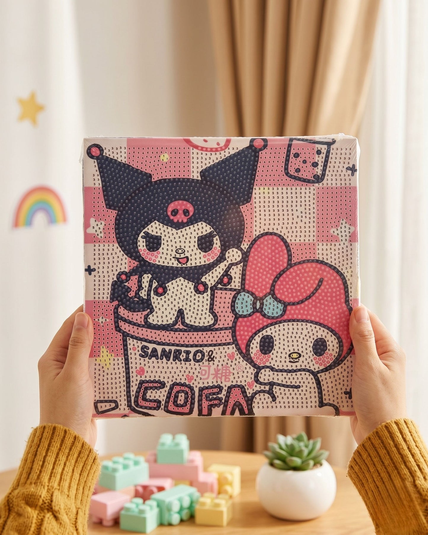 لوحة رسم بالفصوص الماسية - كرومي