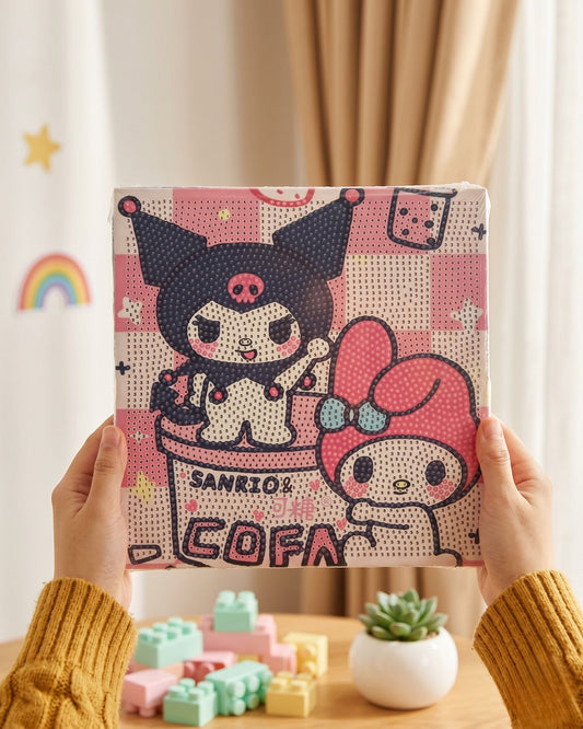 لوحة رسم بالفصوص الماسية - كرومي