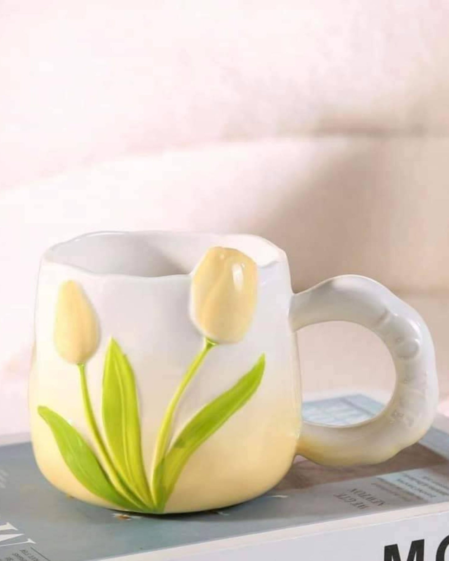 مج سيراميك زهرة التوليب